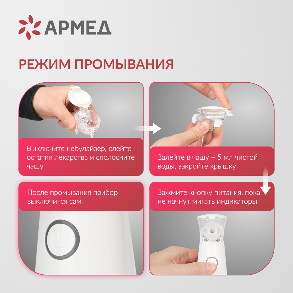 Mesh-небулайзер медицинский Армед M102 