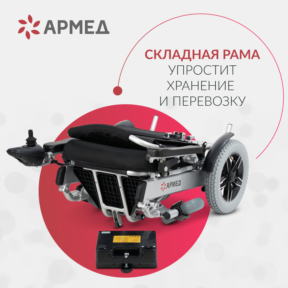 Кресло-коляска для инвалидов Армед JRWD602 